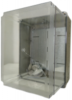 Коробка расп. ОП 240х195х165, монт. пластина, прозр. крышка, IP44