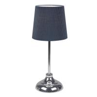 UML-B309 E14 CHROME/DARK BLUE Светильник настольный декоративный