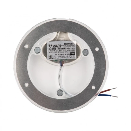 Светильник-модуль светодиодный d=120мм ULE-Q930-12W/4000K IP40 CLEAR