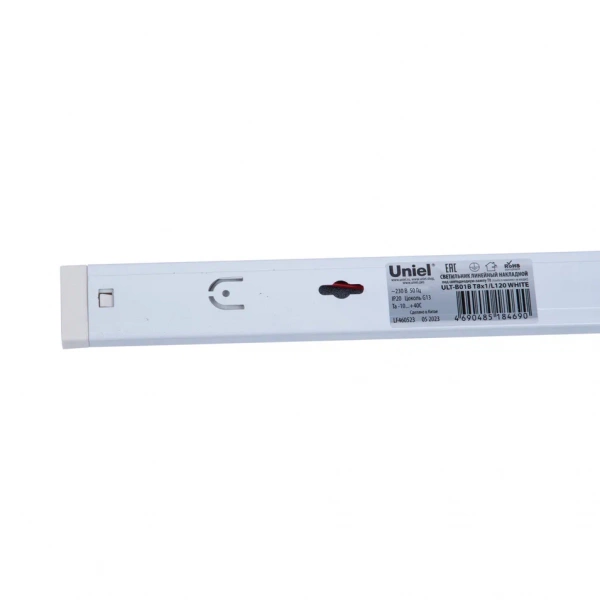 ULT-B01B T8x1/L120 WHITE Светильник линейный. Цоколь G13 под светодиодную лампу T8