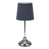 UML-B309 E14 CHROME/DARK BLUE Светильник настольный декоративный